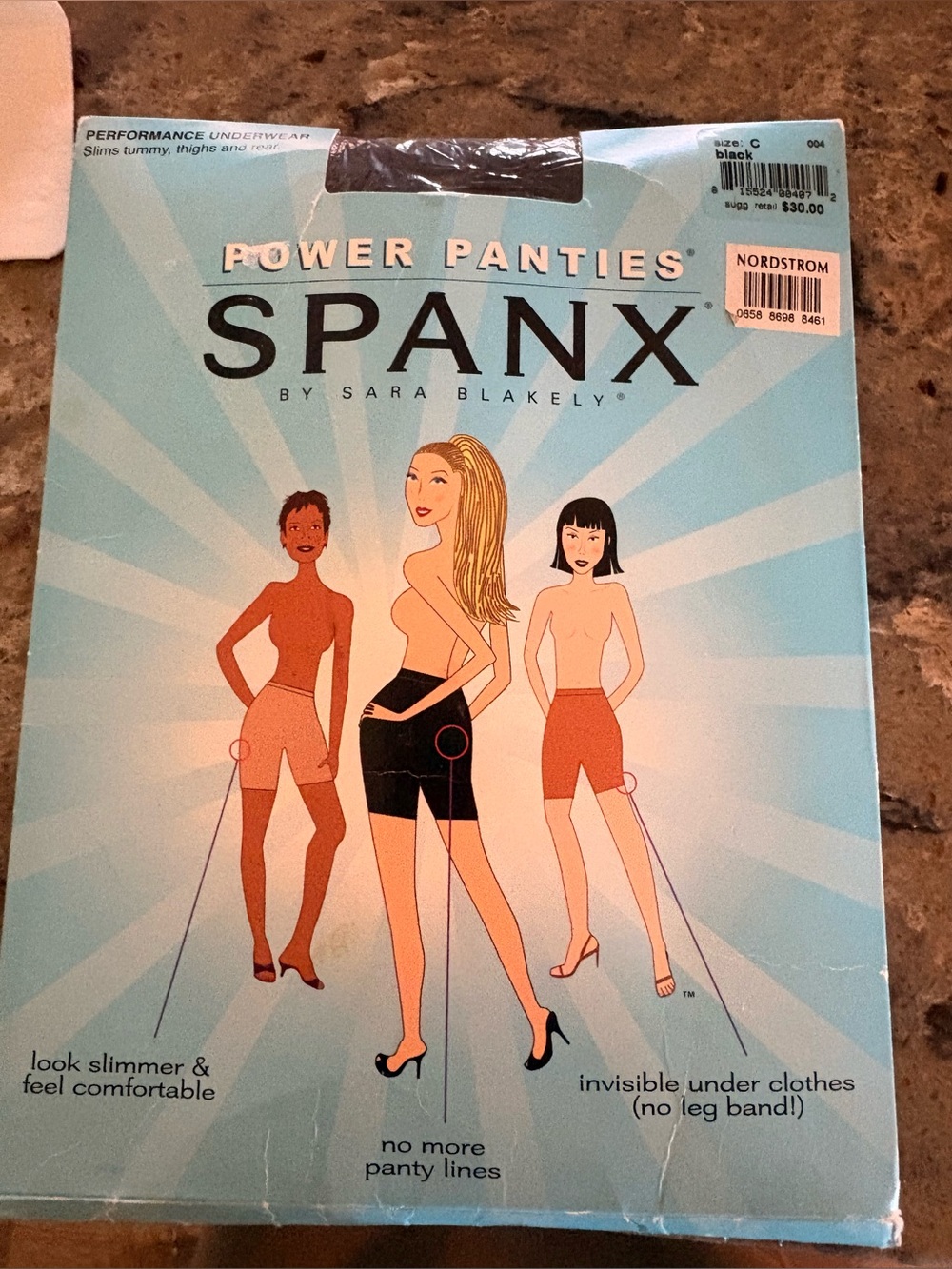 NWT SPANX Power Panties, size C